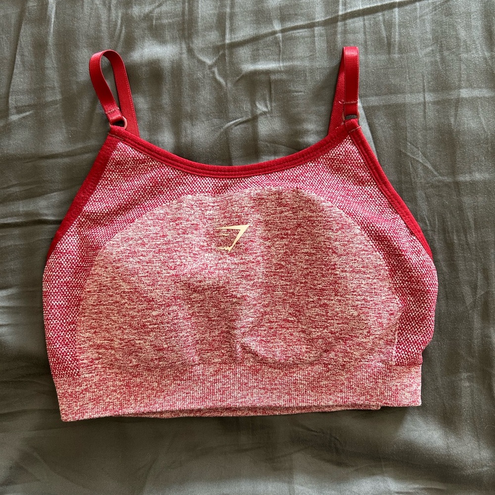 Gymshark Women's Red Sports Bra